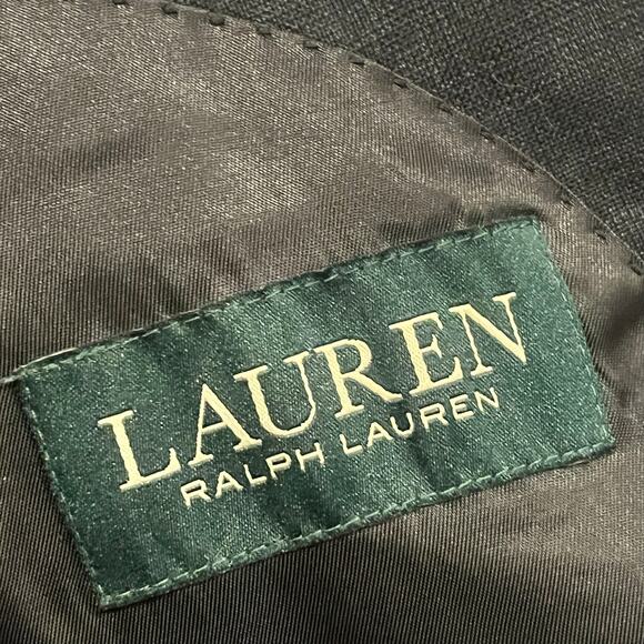 Lauren Ralph Lauren 48 XL Blue Button Blazer Wool Navy Blue Sport‎ Coat Jacket - Picture 4 of 9